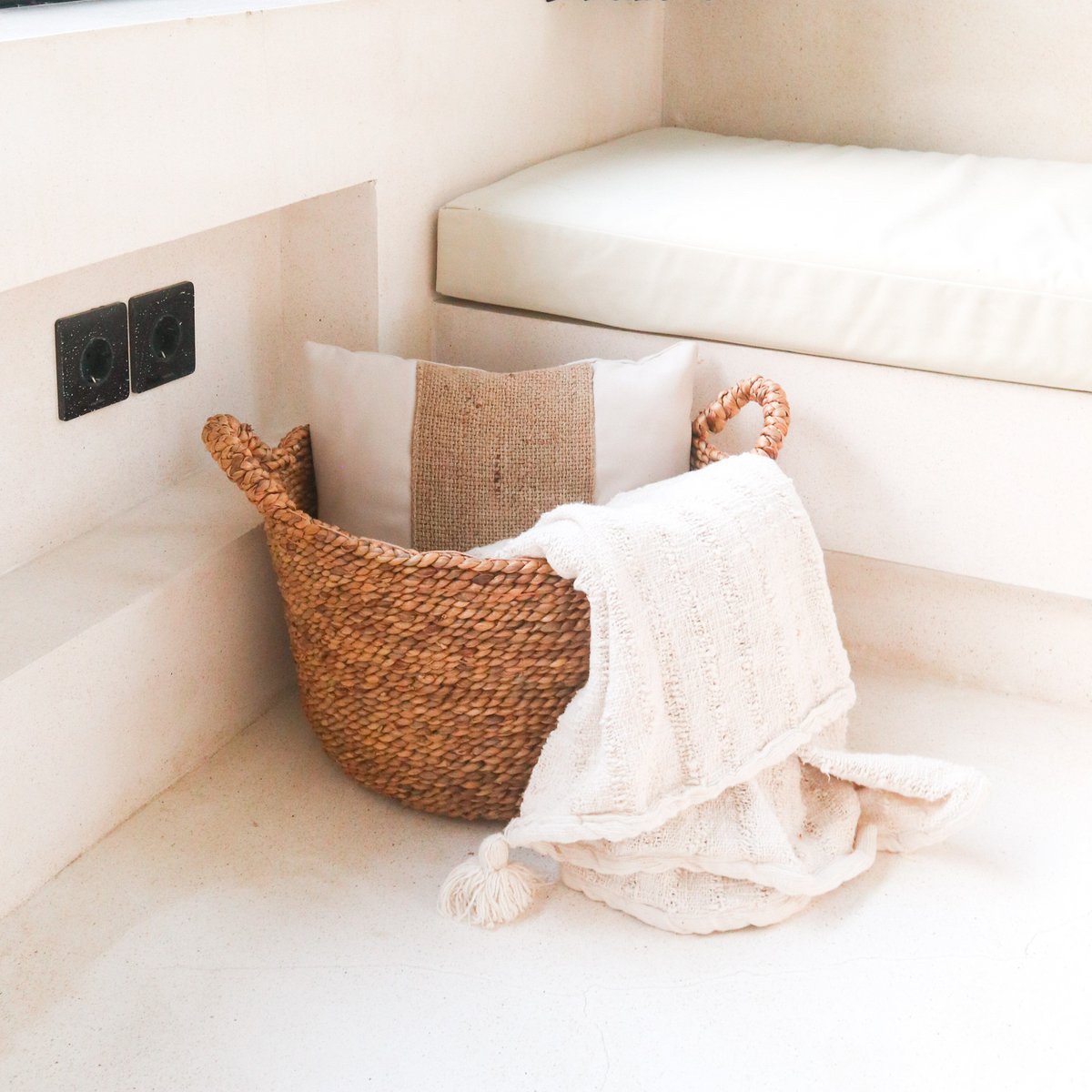 Laundry Basket | Plant Basket | Storage Basket SAMU made from Water Hyacinth (3 sizes)