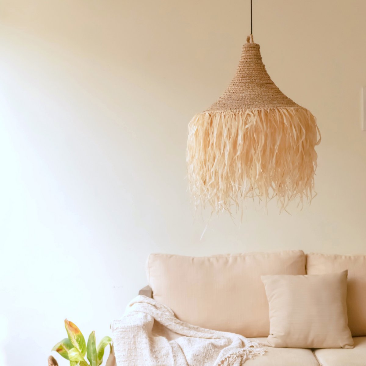 Raffia Lamp | Lampshade RUMBAI