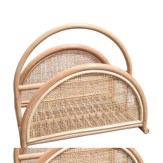 Newspaper Rattan Basket Magazine Holder Magazine Basket ALOR