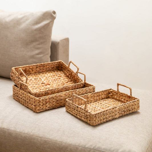 Tray BESAKIH made of Water Hyacinth (3 sizes)