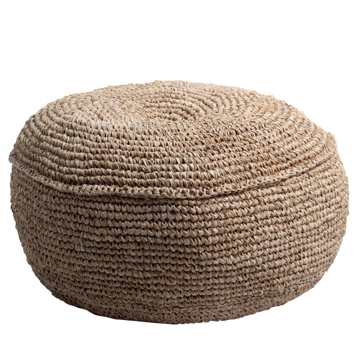 Pouf | Beanbag TELU made of Raffia (2 sizes)